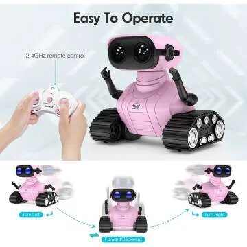 ALLCELE Robot Toys for Kids, Rechargeable & Fun