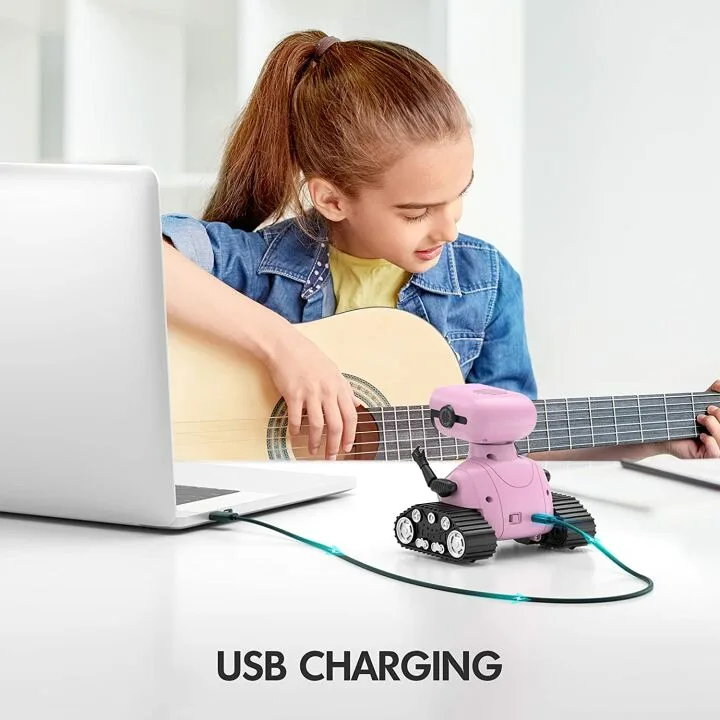 ALLCELE Robot Toys for Kids, Rechargeable & Fun