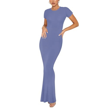 REORIA Women's Summer Lounge Dress Elegant Comfortable Maxi