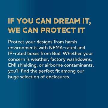 BUD JBH-4961-KO Steel NEMA 1 Junction Box 10" x 10" x 6"