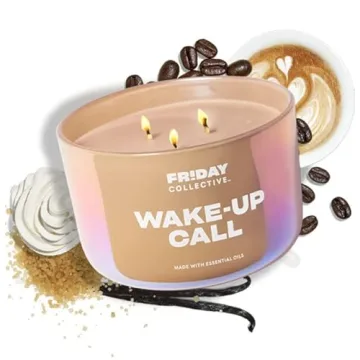 Wake-Up Call Candle Sweet & Spicy Essential Oils 13.5 oz