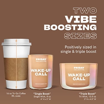 Wake-Up Call Candle Sweet & Spicy Essential Oils 13.5 oz