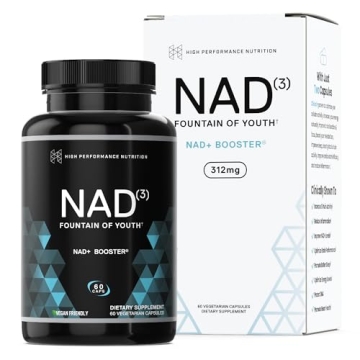 HPN NAD+ Booster (NAD3), Anti Aging Cell Booster, NRF2 Activator, Nicotinamide Riboside Alternative,...