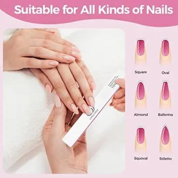 Capularsh 18pcs Nail Files for Salon-Quality Nails