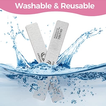 Capularsh 18pcs Nail Files for Salon-Quality Nails