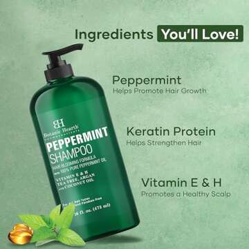 Revitalize Thinning Hair with Peppermint Oil Shampoo