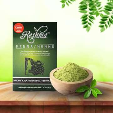 Reshma Beauty 30 Minute Henna Hair Color Infused with Natural Herbs, For Soft Shiny Hair Henna Hair ...