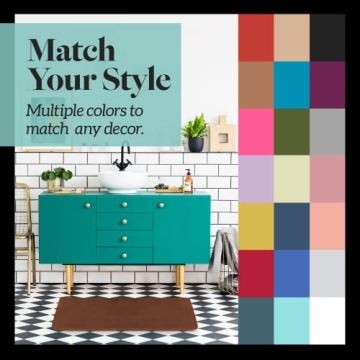 Genteele Non-Slip Bath Mat – Luxurious Memory Foam Rug