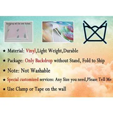 DePhoto Valentine's Day Backdrop Photography Rustic Wooden Board Love Hearts Decration Party Banner Photo Background Holiday Supplies Decor Studio Prop PGT595A 5x7ft