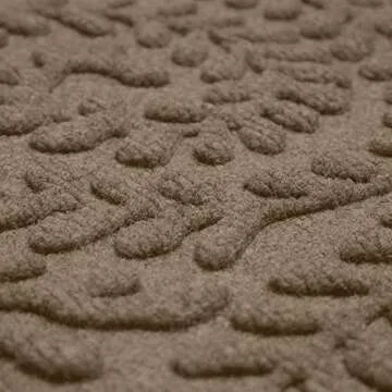 Bungalow Flooring Waterhog Door Mat, 2' x 3' Made in USA, Durable and Decorative Floor Covering, Skid Resistant, Indoor/Outdoor, Water-Trapping, Boxwood Collection, Khaki/Camel