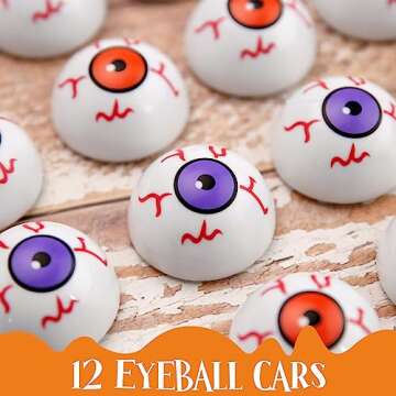 MOREDOTS Halloween Party Favors - 24 Pack (266PCS) Gloves Stuffed Toys Bulk, Non-Candy Halloween Tre...