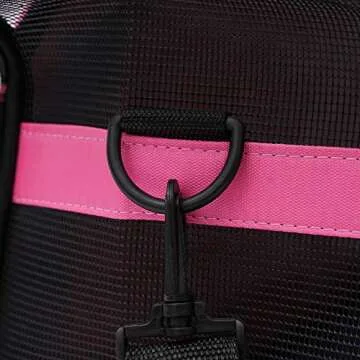 MuchL Pet Carrier Soft-Sided Carriers for Cat Carriers Dog Carrier for Small Medium Cats Dogs Puppies Pet Carrier Airline Approved up to 15 Lbs Cat Dog Pet Travel Carrier (Small, Pink)