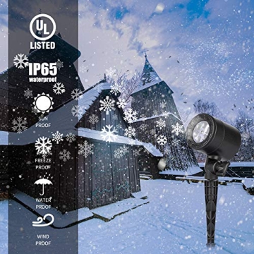 Christmas Snowflake Projector Lights - Outdoor Holiday Decor