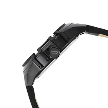 Diesel DZ1948 Black Iridescent Men's Watch Stainless Steel Leather