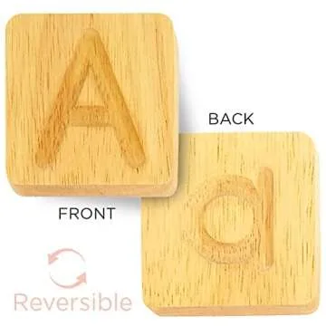 Wooden Alphabet Tracing Boards - Preschool Letter Formation - Montessori Alphabet Letters
