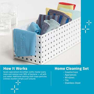 E-Cloth Home Cleaning Set + Granite & Stone Cleaning Kit