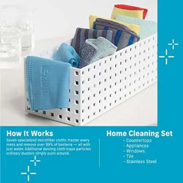 E-Cloth Home Cleaning Set + Granite & Stone Cleaning Kit