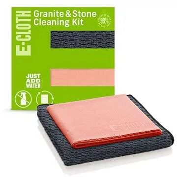 E-Cloth Home Cleaning Set + Granite & Stone Cleaning Kit