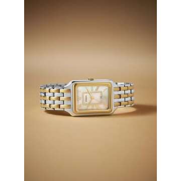 Fossil Women's Raquel Quartz Stainless Steel Three-Hand Watch, Color: Silver/Gold (Model: ES5305)