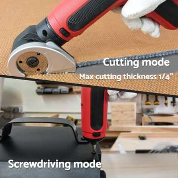 S&F Electric Cardboard Cutter - Versatile 2-in-1 Scissors