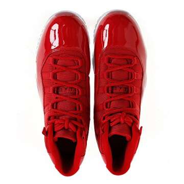 Air Jordan 11 Basketball Shoe Gym Red/Black-white Size 10 M US