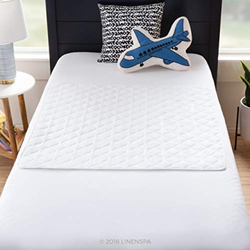 Linenspa Waterproof Skid Resistant Mattress Protector Pad
