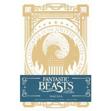 Fantastic Beasts and Where to Find them: MACUSA Hardcover Ruled Journal (Harry Potter)