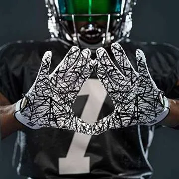 Cutters Game Day Football Glove for Youth and Adults