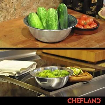 ChefLand 6-Piece Stainless Steel Mixing Bowls Set