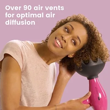 Xtava Black Orchid Hair Diffuser for Perfect Curls