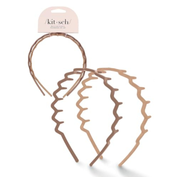 Kitsch Hairband - Zig Zag Headbands - Recycled Plastic Hair Band for Men & Women | Classic 90s Headb...