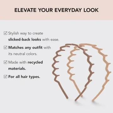 Kitsch ZigZag Headband - Stylish & Eco-Friendly Hair Accessory