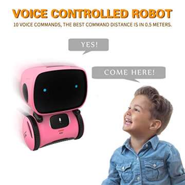 98K Kids Robot Toy Interactive Companion Ages 3 Up