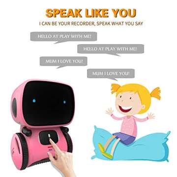 98K Kids Robot Toy Interactive Companion Ages 3 Up