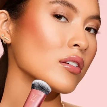 Real Techniques 4 Piece Face Base Makeup Brush Set - Blending & Buffing