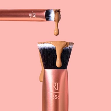 Real Techniques 4 Piece Face Base Makeup Brush Set - Blending & Buffing