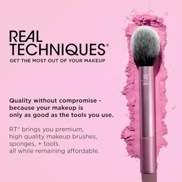 Real Techniques 4 Piece Face Base Makeup Brush Set - Blending & Buffing