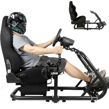 Dardoo G29 Racing Simulator Cockpit - Comfortable & Adjustable for Gamers