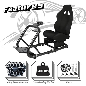 Dardoo G29 Racing Simulator Cockpit - Adjustable and Comfortable