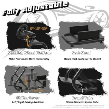 Dardoo G29 Racing Simulator Cockpit - Adjustable and Comfortable