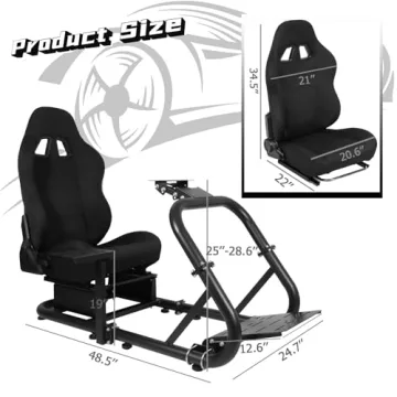 Dardoo G29 Racing Simulator Cockpit - Adjustable and Comfortable