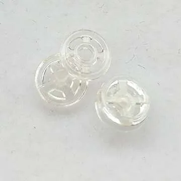 Chenkou Craft 100pcs Plastic Snap Buttons in 6 Sizes