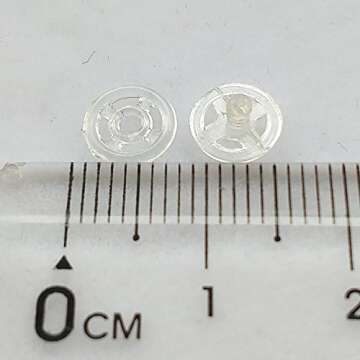 Chenkou Craft 100pcs Plastic Snap Buttons in 6 Sizes