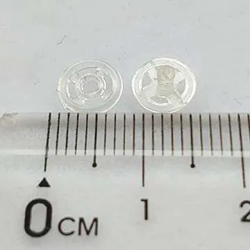 Chenkou Craft 100pcs Plastic Snap Buttons in 6 Sizes