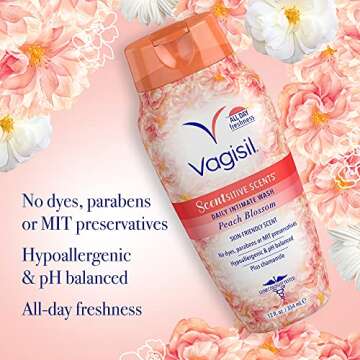 Vagisil Feminine Wash - Fresh Peach Blossom Scent