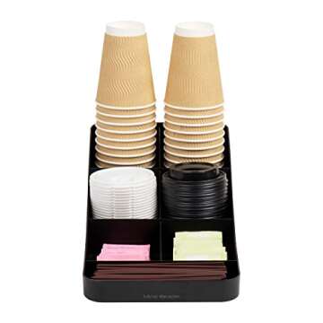 Mind Reader Coffee Condiment Station - Sleek Organizer