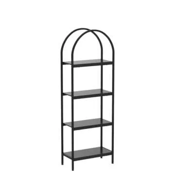 Tribesigns 4-Tier Open Bookshelf Set, Industrial Design