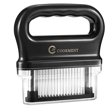 JY COOKMENT Meat Tenderizer with 48 Sharp Needle Blades