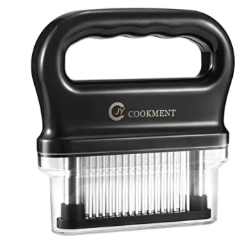 JY COOKMENT Meat Tenderizer with 48 Sharp Needle Blades