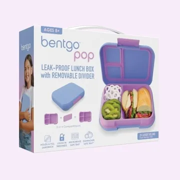 Bentgo Pop Lunch Box - Leak Proof and Stylish for Ages 8+